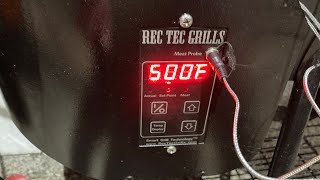 Recteq RT-B380 Bullseye | Temperature Test