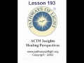 ACIM Insights - Lesson 193 - Pathways of Light