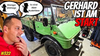 Gerhard ist dran 🥳 | UNIMOG 421 Cabrio zieht ein / #vlog 322 Steelstyler_81 - RUDELTIERE -