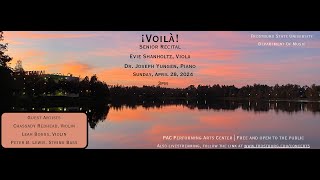 Evie Shanholtz, viola - Senior Recital