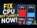 How To Fix 100% CPU Usage While Gaming (CPU Bottleneck)