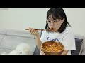 料理するのが面倒な時はビビンバが最高！ asmr モッパン 咀嚼音 mukbang