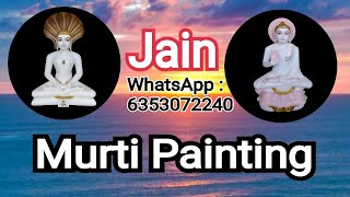 Jain Murti Painting #marble_murti