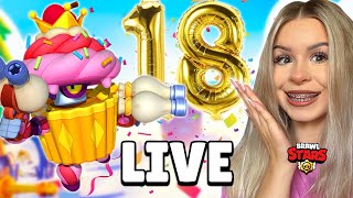 🎉URODZINOWY LIVE🎉GIERKI Z WIDZAMI w BRAWL STARS i KONKURSY DLA WAS🎉