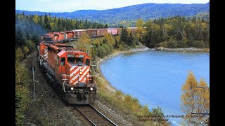 SD40-2's Roar, Scenic Northshore of Lake Superior. Crank up the volume and enjoy.