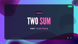Two Sum | Leetcode Problem 1 | Optimal Approach | DSA | Easy | Java | NERDY CREW