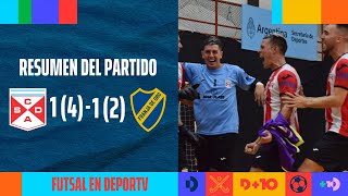 Almafuerte 1 (4)-(2) 1 Franja de Oro - Resumen - Semifinal - Supercopa Masculina - #FUTSALenDEPORTV