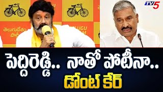 డోంట్ కేర్ | YSRCP Peddireddy Ramachandra Reddy VS Balakrishna | Hindupur Politics | TV5 News