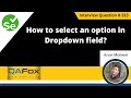How to select an option in Dropdown field (Selenium Interview Question #313)