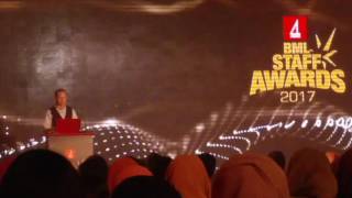 BML CEO Speech in Staff Award of 2016