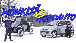 Vain mopojutut w/ @JuhisRacing / Mopoauto vs mönkijä