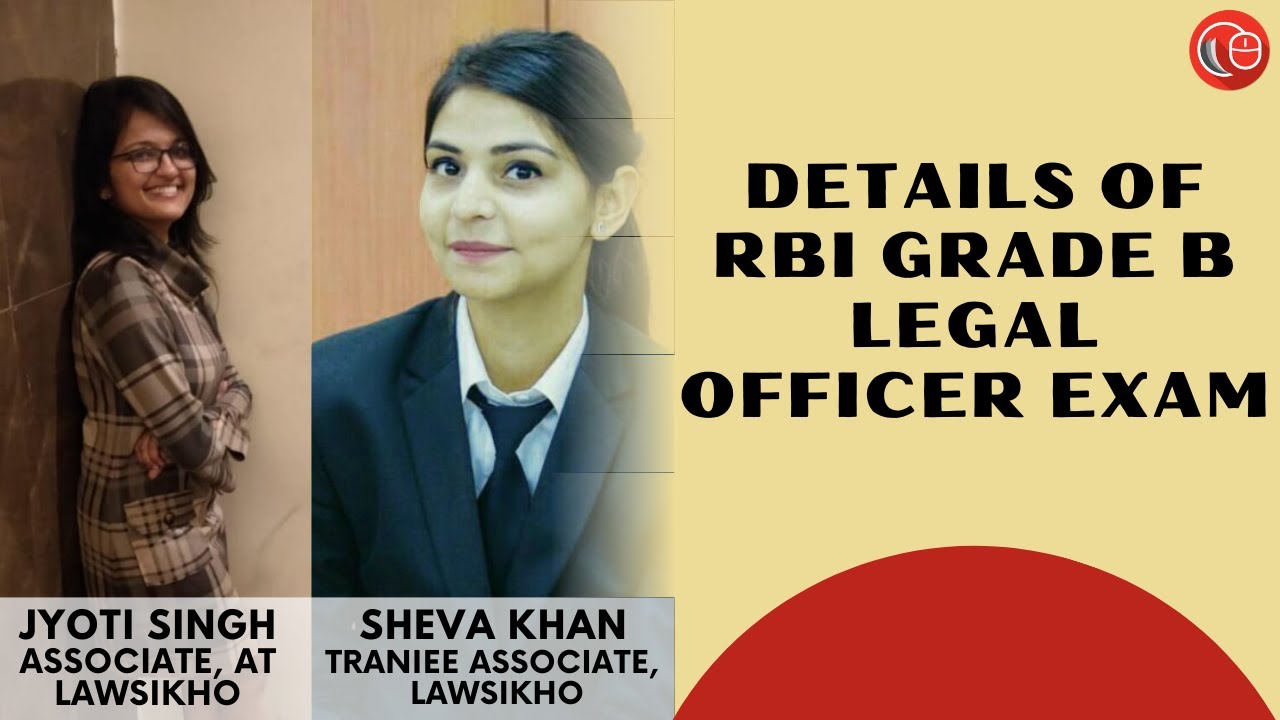 Details Of RBI Grade B Legal Officer Exam | Jyoti Singh, Sheva Khan And ...