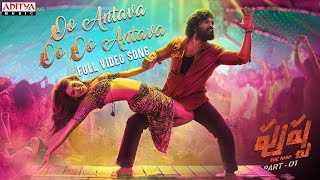 Oo Antava..Oo Oo Antava Full Video Song | Pushpa Songs |Allu Arjun, Rashmika |DSP |Sukumar |Samantha