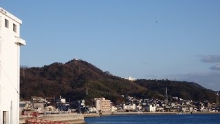 因島モールの海側からの景色　平成28年2月21日