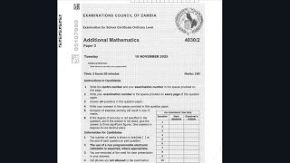 2025 Full Internal Additional Math Paper 2
