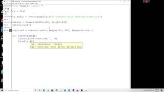 Moving sprites with tkinter in Python
