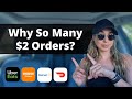 Why So Many $2 Orders? | DoorDash, Uber Eats, GrubHub, Walmart Spark Driver Ride Along