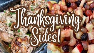 INCREDIBLE Thanksgiving Side Dishes! | Stuffed Mushrooms and Fall Fruit Salad