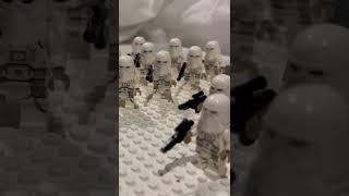 Lego Snow Trooper Army against Rebel Outpost on Planet Hoth ✨🌌✨ #starwars #lego MOC