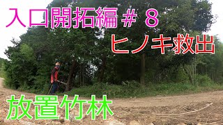 【放置竹林】竹林整備 入口開拓編#8