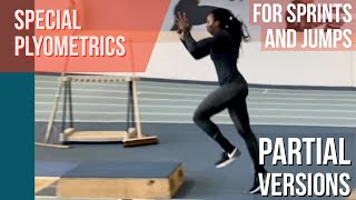 SPECIAL PLYOMETRICS FOR SPEED AND POWER - DROP JUMPS, PARTIAL HOPS \u0026 MORE