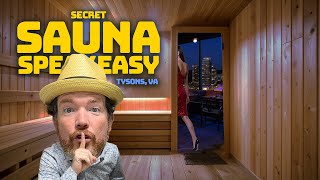 This SECRET Speakeasy Is Inside A Hotel Sauna in Tysons VA
