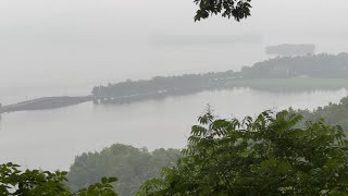 清晨五点杭州北山路西湖十景宝石流霞宝石山保俶塔|山路鸟鸣风声|自然治愈静心冥想|4K