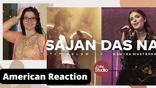 American Reaction | Coke Studio | Season 14 | Sajan Das Na | Atif Aslam x Momina Mustehsan