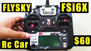 $60 FlySky FS i6X 10 Channel 2.4ghz Radio System for Rc Car | Setup | Bind | Failsafe