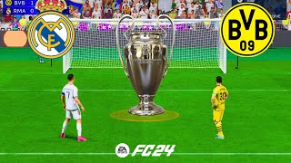 DORTMUND VS REAL MADRID FIFA 24 UCL FINAL PENALTY SHOOTOUT