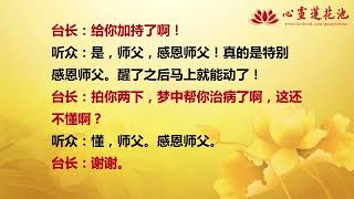 卢台长【法会灵验反馈】 台长法身去同修梦中加持 拍了同修两下醒来后原本不能动的腰神奇的能动了！-2015年8月22日马来西亚柔佛法会世界佛友见面会 ｜卢台长观世音菩萨心灵法门