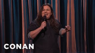 Shane Torres Enjoys Hanging Out In Food Courts | CONAN on TBS
