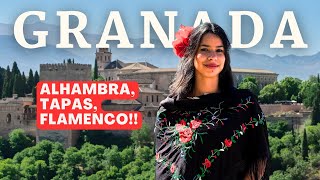GRANADA | The Moorish gem of Spain's Andalucia region!! (ALHAMBRA, TAPAS, FLAMENCO & MORE!!)