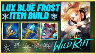 Lux Hard Carry Support Using the "Blue Frost Build" | Wild Rift Lux Gameplay | Lux Wild Rift
