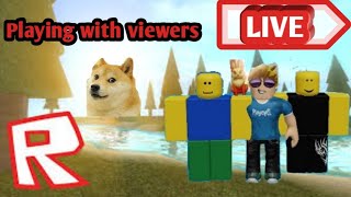 🔴Roblox Livestream with viewers+Robux Giveaway