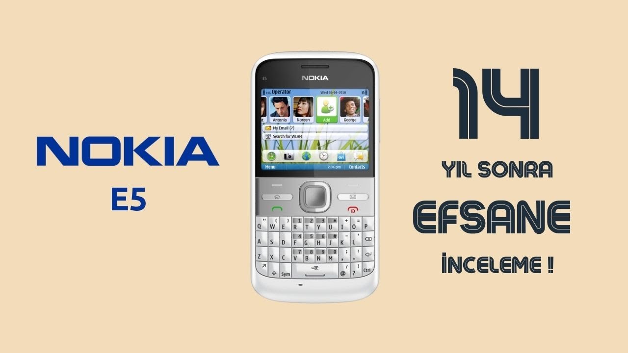 Nokia E5 İnceleme Youtube