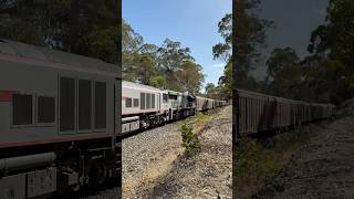 TRAINS AM22 SCT 3MP9 with VL354 at Mt Barker Junction, S Australia 5/2/25