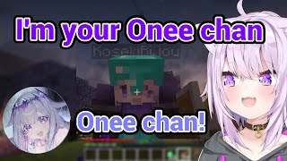 Okayu Met Bijou and Reminded her Who is The Onee chan in Hololive Minecraft