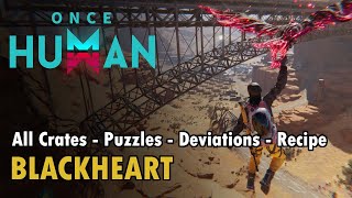 Once Human Blackheart All Mystical - Morphic - Gear - Weapon - Recipe - Puzzles - Deviations