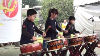 謝謝台灣 (9)九份八番青少年鼓坊 太鼓開幕表演