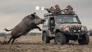 Giant Wild Boar Hunt | Protecting Farmlands from Destruction