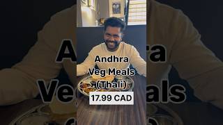 🔥 நம்ம ஊரு சாப்பாடு 🇨🇦 | Full meals for 17 Cad in Mississauga | I got caught😱 #food #indianfood