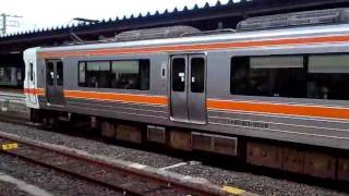 JR関西本線313系 亀山駅発車 JR Kansai Line series 313