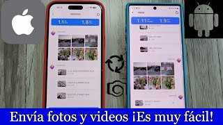 Como pasar FOTOS y VIDEOS de Iphone a Android y de Android a Iphone ¡Muy fácil!📲