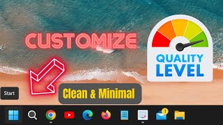 Windows 11 Taskbar Customization Tutorial (Clean \u0026 Minimal Look)