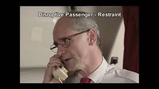 How to Restraint a Unruly and Disruptive passanger inside the Aircraft ✈️