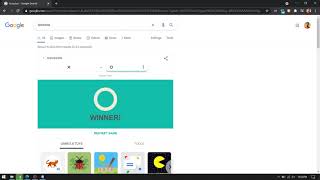 GOOGLE TICTACTOE IMPOSSIBLE MODE || DEFEATED FINALLY ||