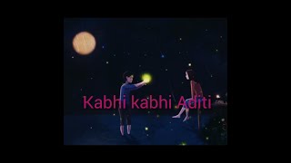 Kabhi Kabhi Aditi (REPRISE) | Abhinav Srivastava  Ft. Rishiraj | Rashid Ali | JAANE TU YA JAANE NA