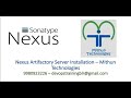 Nexus Server Installation Linux - Mithun Technologies - 9980923226