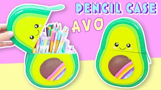 PENCIL CASE AVO Avocado - SCHOOL SUPPLIES to Back to School | aPasos Crafts DIY